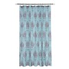 Damask Printed Shower Curtain, Multicolour – 180x180 cms