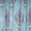 Damask Printed Shower Curtain, Multicolour – 180x180 cms