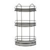 3-Tier Bath Shelf, Antique Chrome – 50 cms