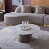 Alex Marble Coffee Table, Large