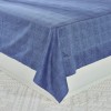 Metro King Flat Sheet Set, Slate Blue – 210 TC, 255x274 cm