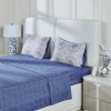 Metro King Flat Sheet Set, Slate Blue – 210 TC, 255x274 cm