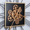 Robbs Wall Clock, Black - 60x60 cm