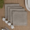 Boho Table Napkin, Natural & Cream – Set of 4