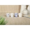 Elegance Coffee Cups, White & Blue – 120 ml, Set of 4