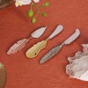 Leaf Metal 3-Piece Cheese Set, Multicolour