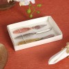 Leaf Metal 3-Piece Cheese Set, Multicolour