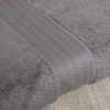 Luxuria Pima Cotton Bath Towel, Dark Steel – 600 GSM, 140x70 cms