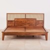 Cane Connection Acacia Wood King Bed - Brown