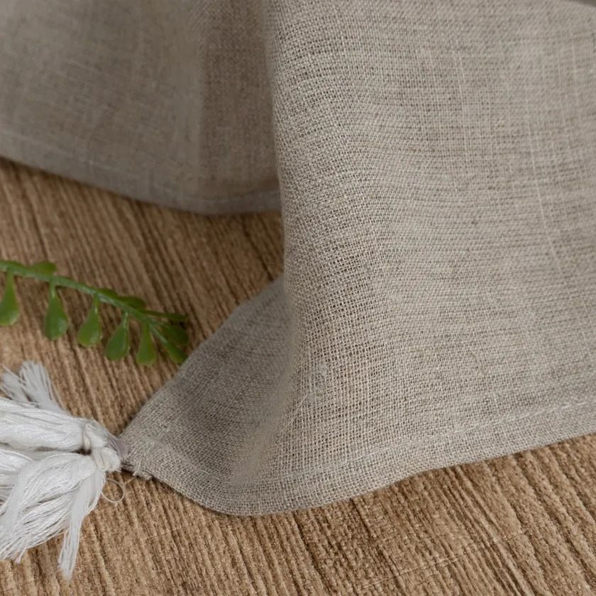 Boho Table Napkin, Natural & Cream – Set of 4