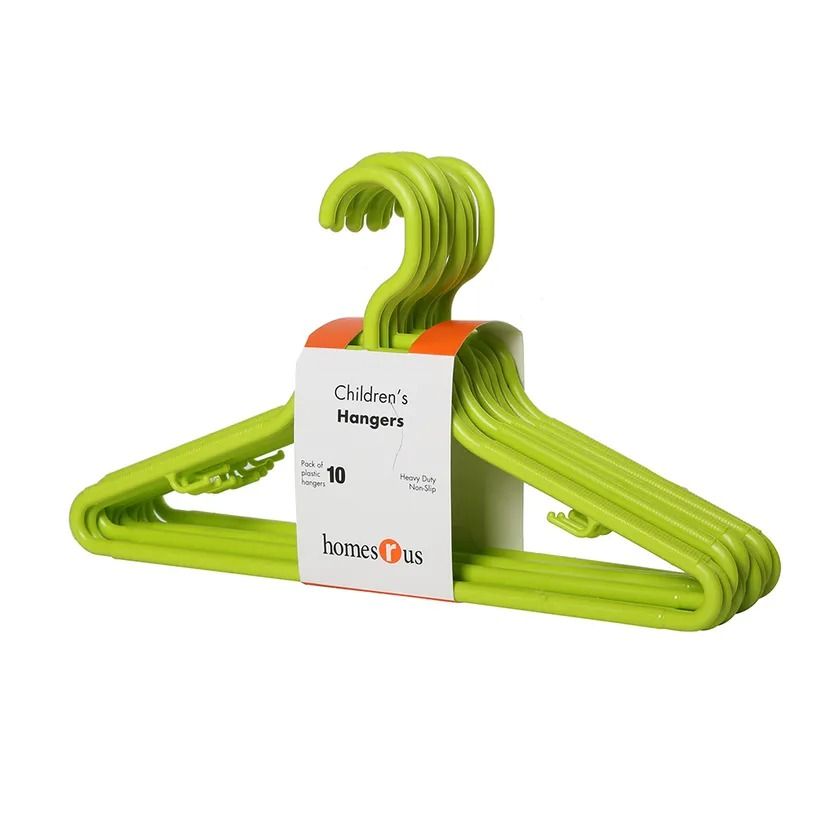 Gab Hanger for Children, Light Green – Set of 10