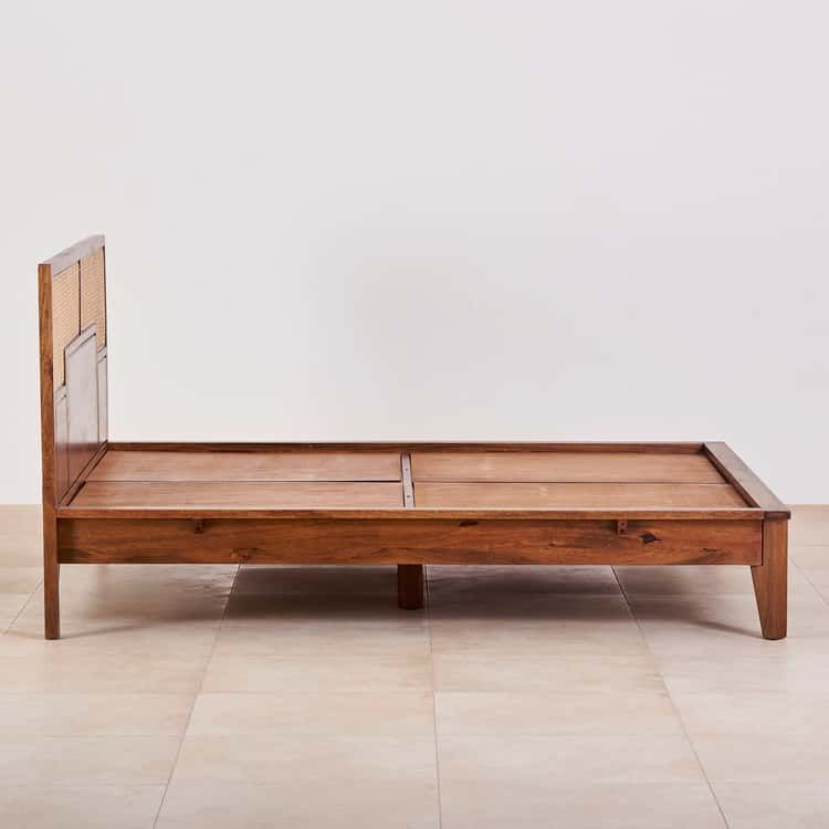 Cane Connection Acacia Wood King Bed - Brown